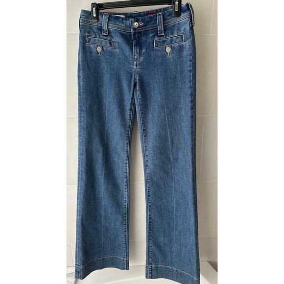 Anthropologie Pilcro wide leg denim size 26 - Picture 1 of 8